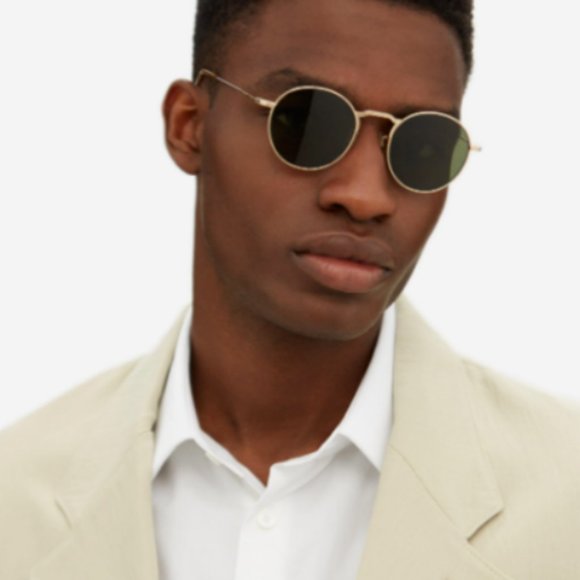 OLIVER PEOPLES WESLIE Optical Frames in White Gold MSRP $601 Rare Find main image 8